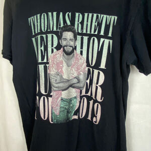Thomas Rhett Very Hot Summer 2019 Tour T Shirt Sz Large Official Band Tee